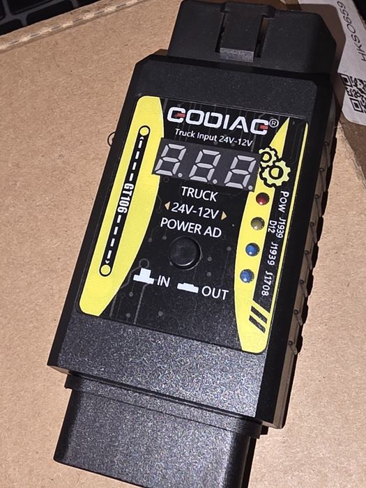 GODIAG OBD2  Heavy Duty адаптер за камиони  от 24V към 12V