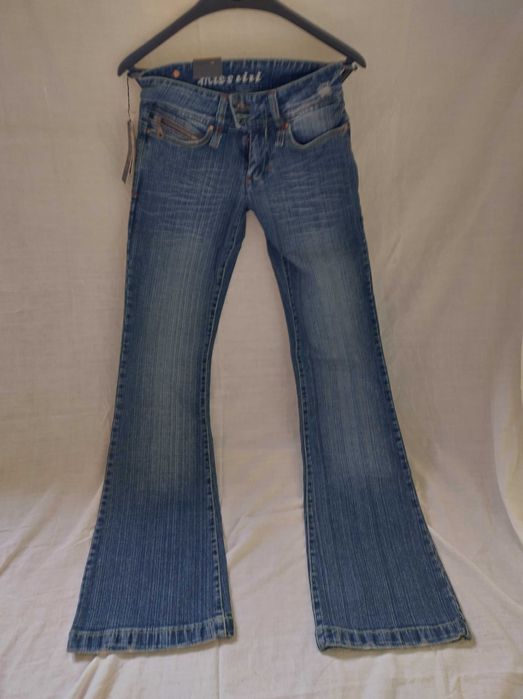 Blugi de dama wide leg