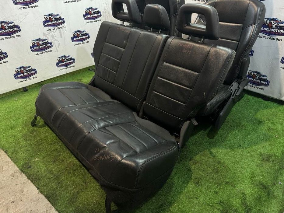 Interior piele, scaune cu incalzire banchete jeep compass facelift 2011-2013