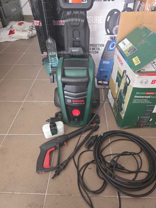 Aparat de spalat cu presiune, Bosch Aquatak 125 P, 1500 W, 125 bari, 360 l/h, furtun 5 m