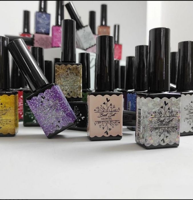 48 цвята гел лак + Топ + База Най- здравият гел лак !!!