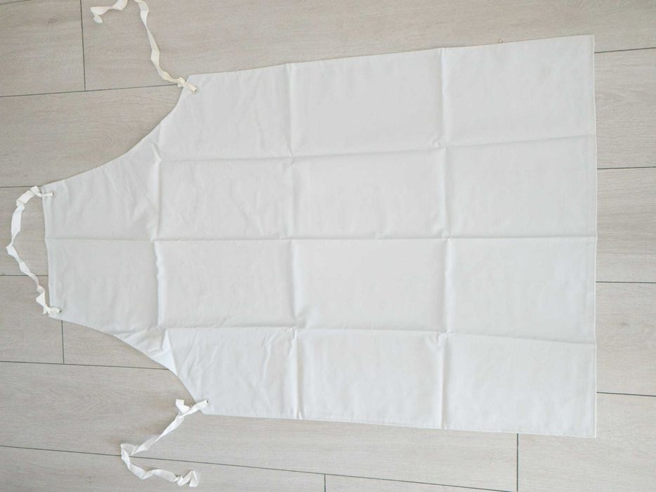 Halat laborator alb, 100% bumbac marime 60 +sort protectie impermeabil