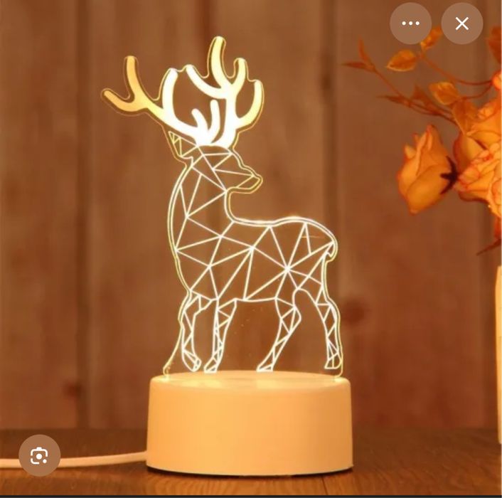 ЧЕРЕН ПЕТЪК- Промоция! 3D LED нощна лампа