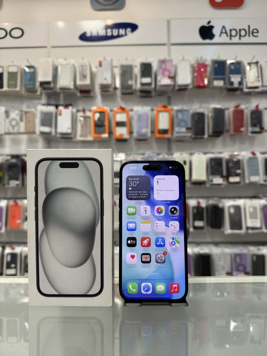 Iphone 15 /128Gb/100% / 1 an garantie/ Future Gsm Mobile