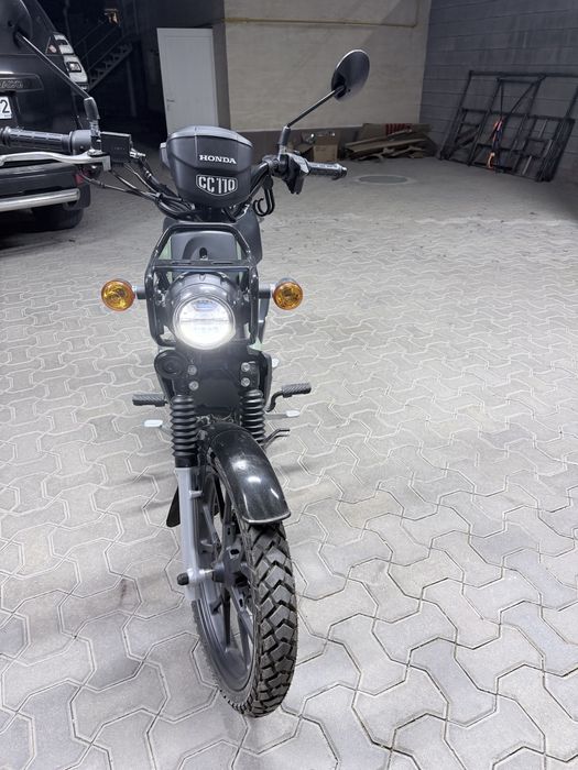 Honda Cross Cub 110 (модель CC110) в зеленом цвете