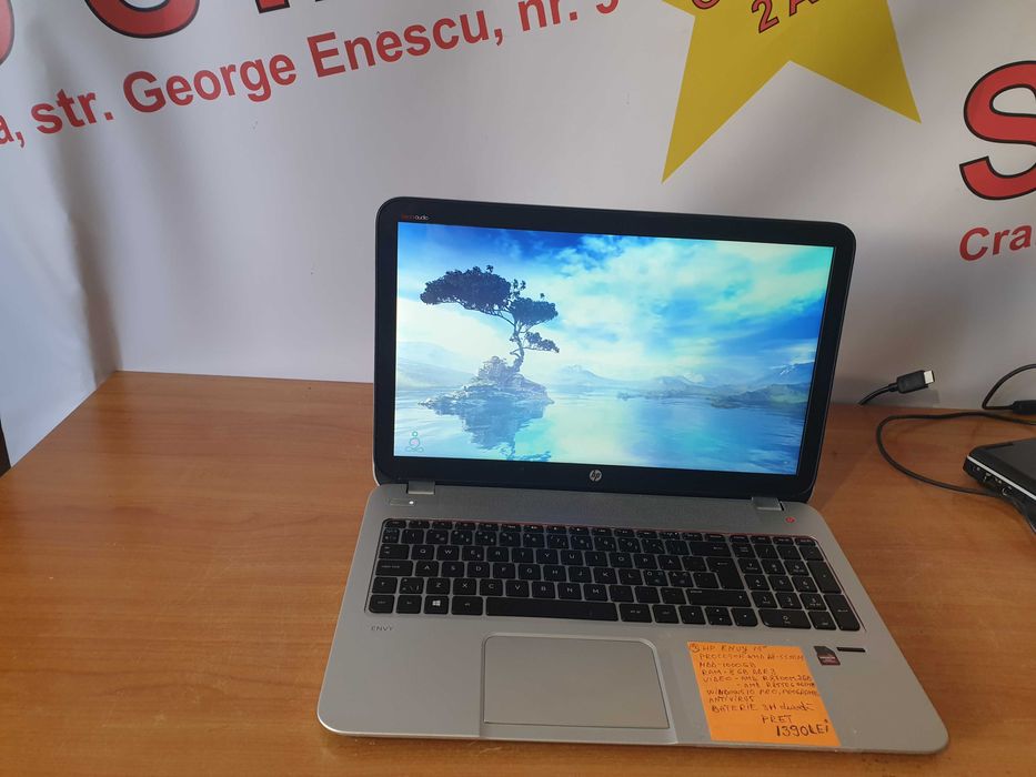 Laptop  GAMING HP ENVY 15-j118so 15,6''1TB HDD 8GB Ram Amd A8