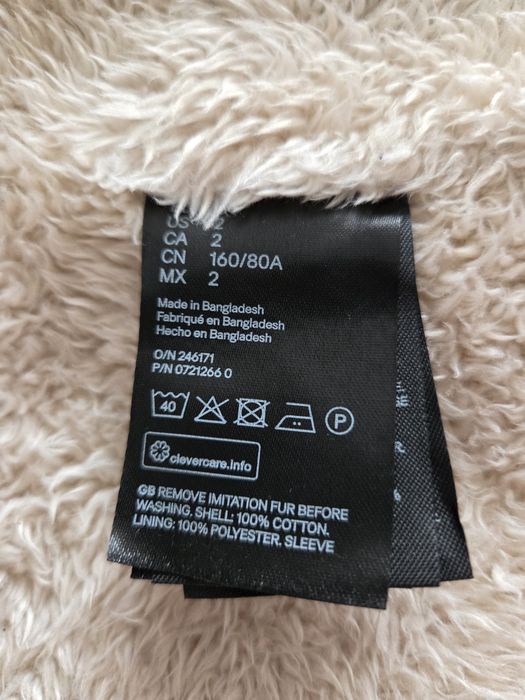 Geaca iarna parka H&M, XS