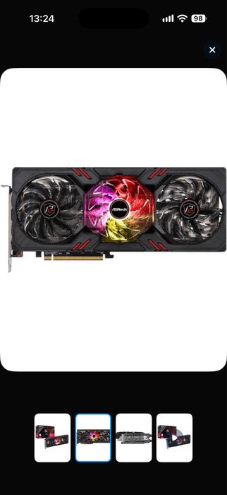 ASRock Видеокарта Radeon RX 7600 PHANTOM GAMING OC 8 ГБ