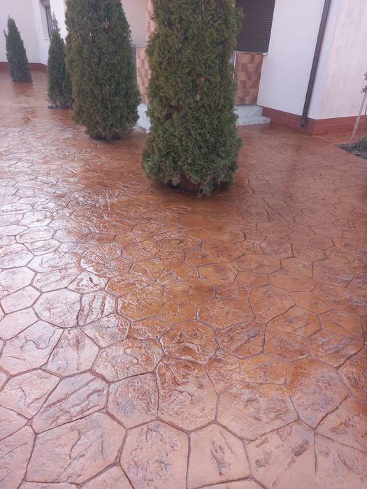 Beton amprentat  Vâlcea