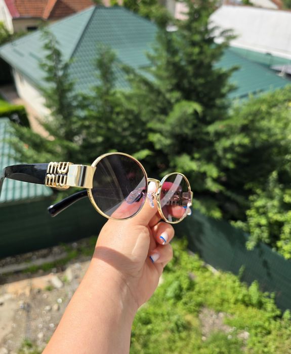 Ochelari de soare Miu Miu Rama Rotunda