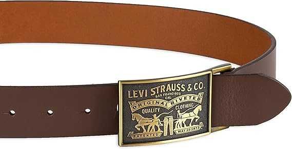 Ремень из натуральной кожи Levi's Leather Jean Belt! Новый с бирками!