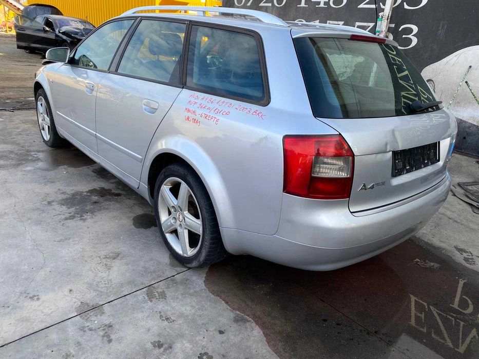 dezmembrez audi a4 b6 cod motor BRK /AWX/ bara spate a4 b6/hayon