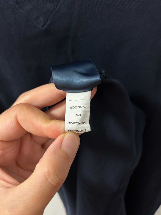 Оригинална тениска Tommy Hilfiger | Cotton | тъмносиня | размер M