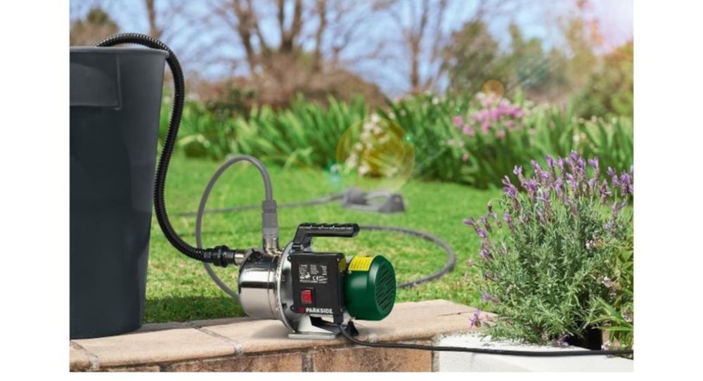 Set pompa de gradina Parkside PEGP 1100, otel inoxidabil, 1100W, 460