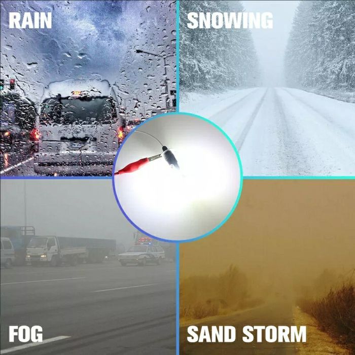 Set Două Becuri Led H1,  H3  (10000Lm/50W/6000K) Fără Ventilator