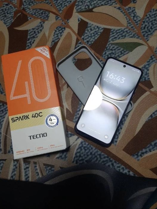 TECNO Spark 40C телефоны сатылады жагдай жаксы