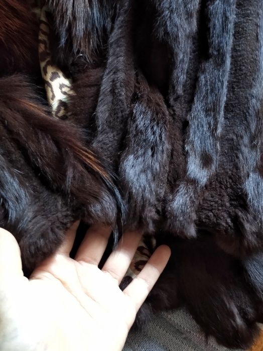 Кроличья шуба в идеальном состоянии
