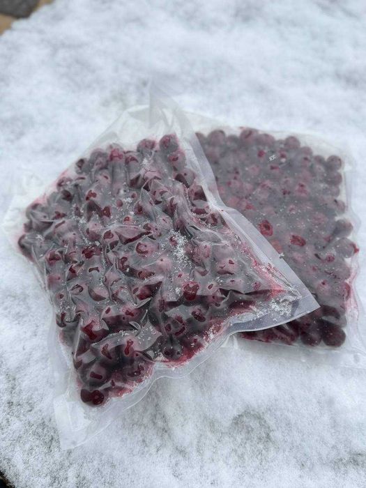 Замороженная вишня, шпанка, хурма  (вакуумная упаковка), 1 кг