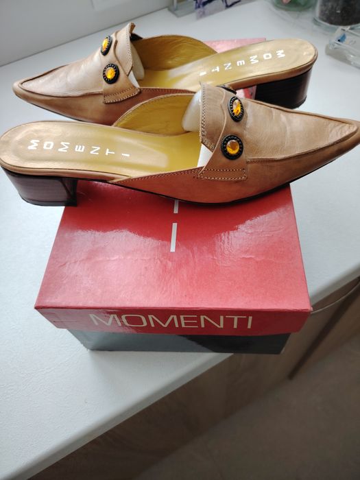 Италиански чехли 100% естествена агнешка кожа