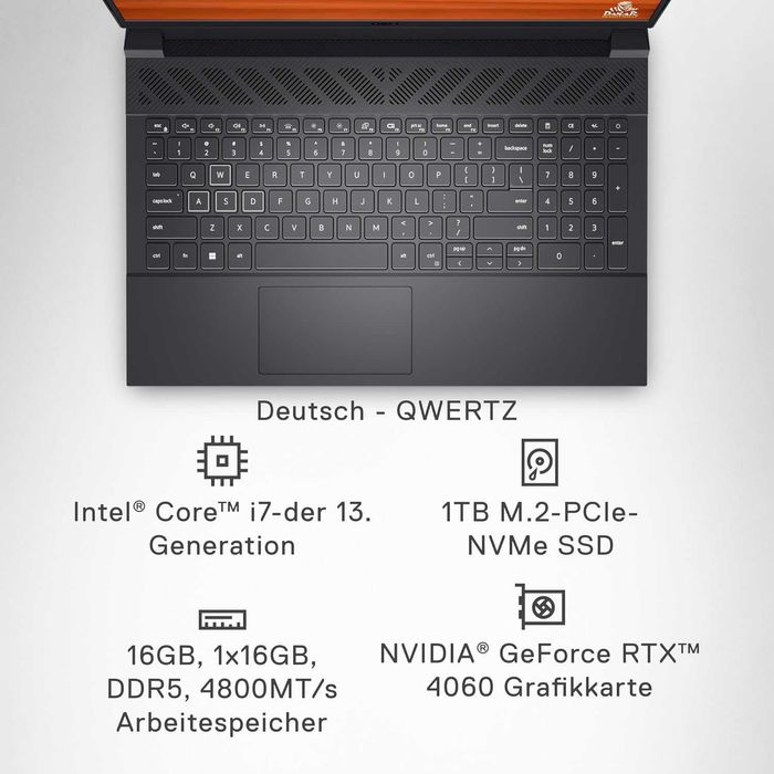 DELL G15 Intel Core i7-13650HX  D5-16G 1TB 15.6" 165Hz RTX4060 TGP140W
