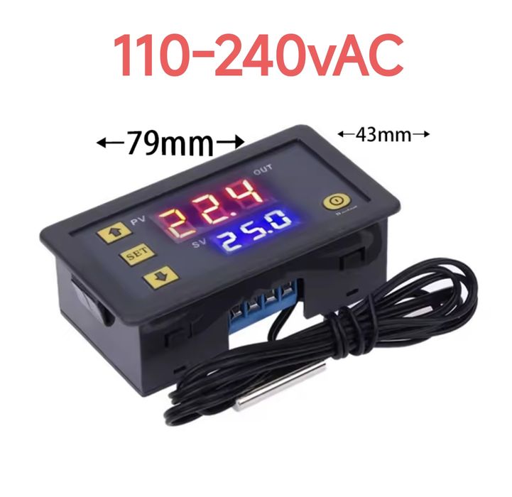 Термостат, терморегулатор, термореле, контролер за температура W3230