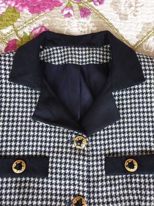 Sacou taior navy lana