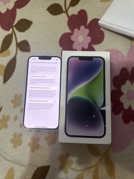 Iphone 14 фиолетовый 128 гб
