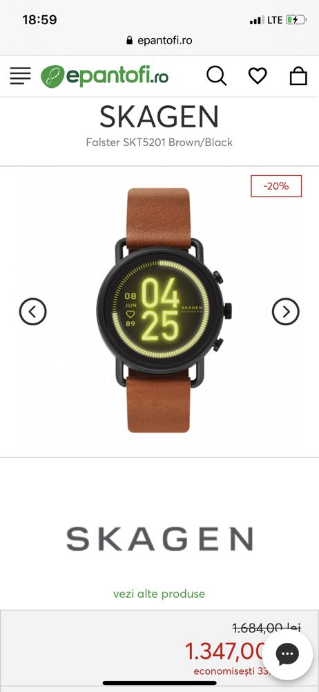 Skagen smartwatch model online dw7s1