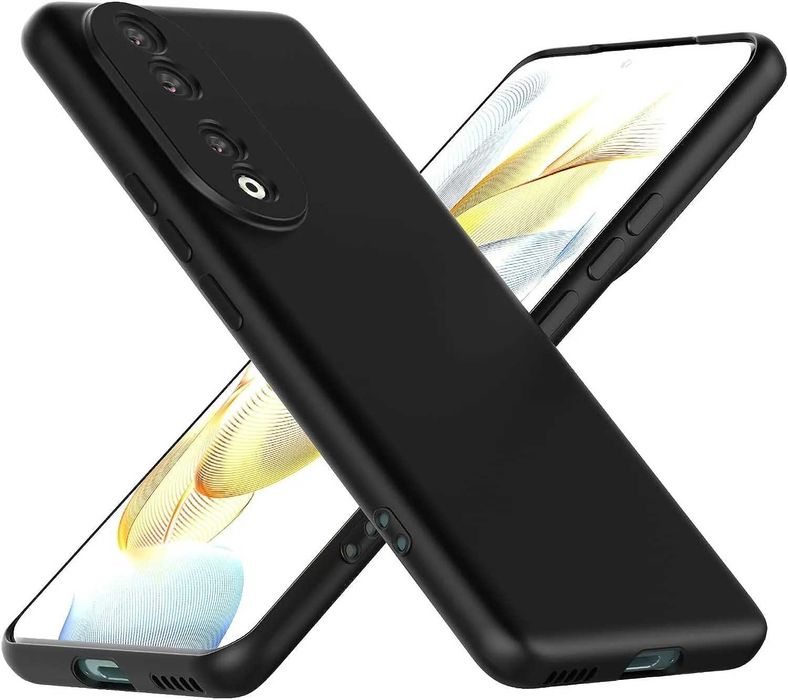 Honor 90 5G / Honor 90 Lite 5G - Черен Матов Кейс Гръб