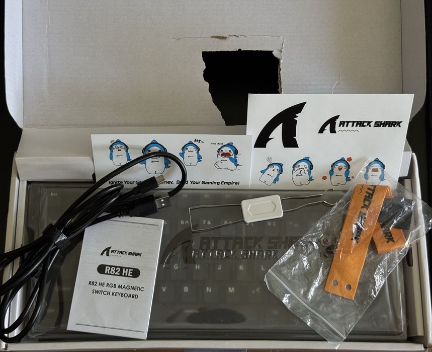 Tastatura Gaming ATTACK SHARK R82 HE Rapid Trigger Keyboard Magnetic Switch with 0.005MM RT