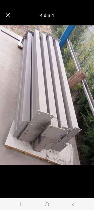 Vand stâlpii și ferme metalice pentru o hsla 10x20x4