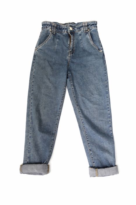 Сини Дънки mom fit