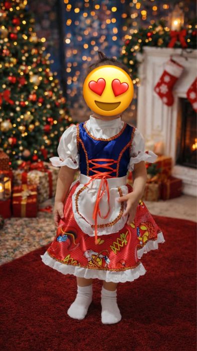 Платье Красная шапочка размер 2-3года