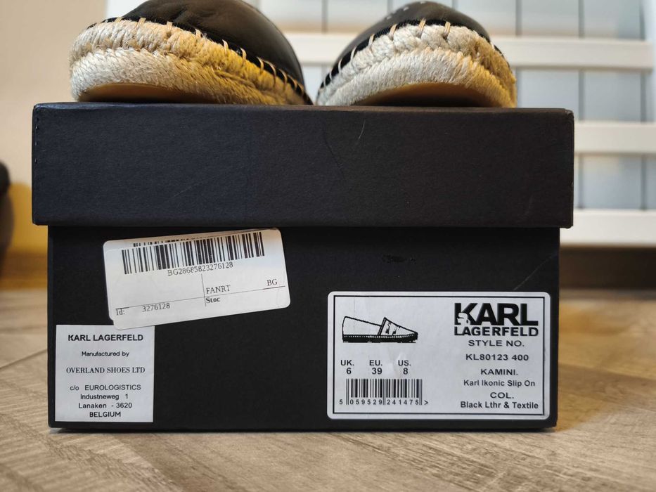 Оригинални еспадрили на Karl Lagerfeld , в отлично състояние