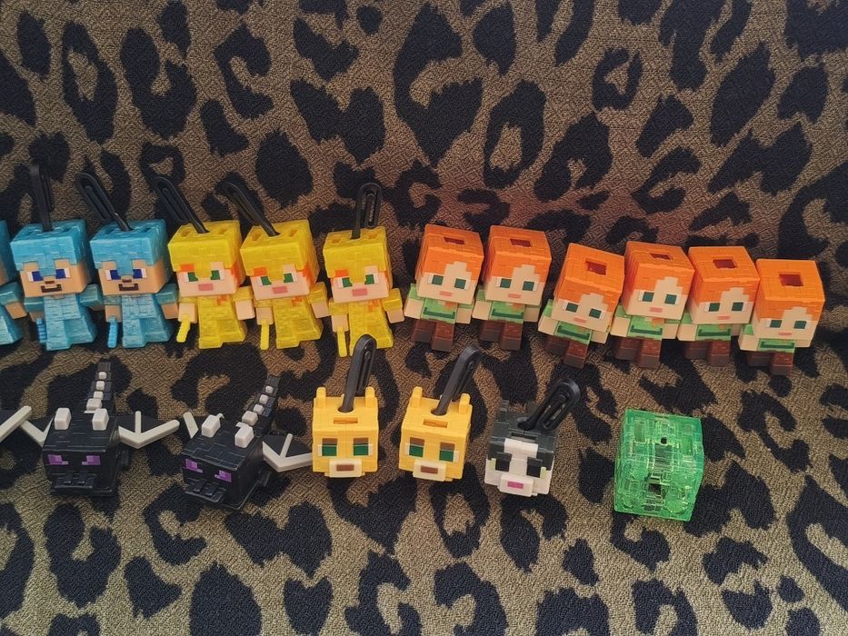 Minecraft kinder joy фигурки