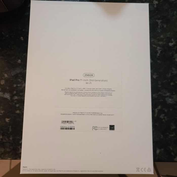 Apple iPad Pro 11” 256GB, 2021 (3rd Gen)