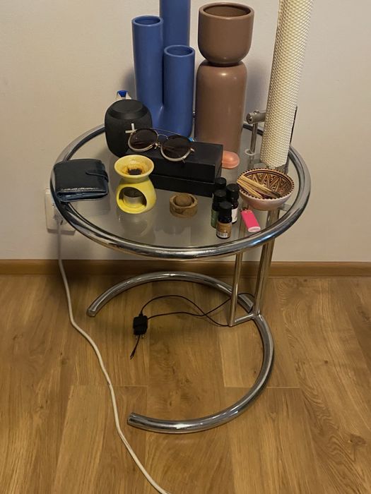 Masa retro design sticla bauhaus