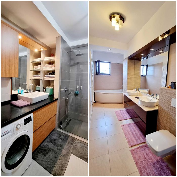 Penthouse spațios 3 camere, 105 mp, terasă 74 mp, garaj, Sisești Băneasa