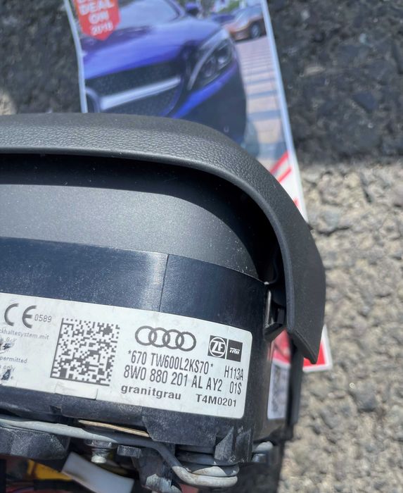 Audi A5 A4 B9 8w kit airbag volan pasager plansa de bord set centuri