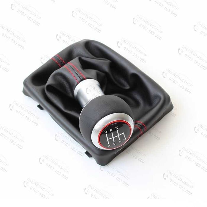 Nuca piele S-line cu manson schimbator Audi A4 B8, B8,5, A5,A6 4F ,Q5