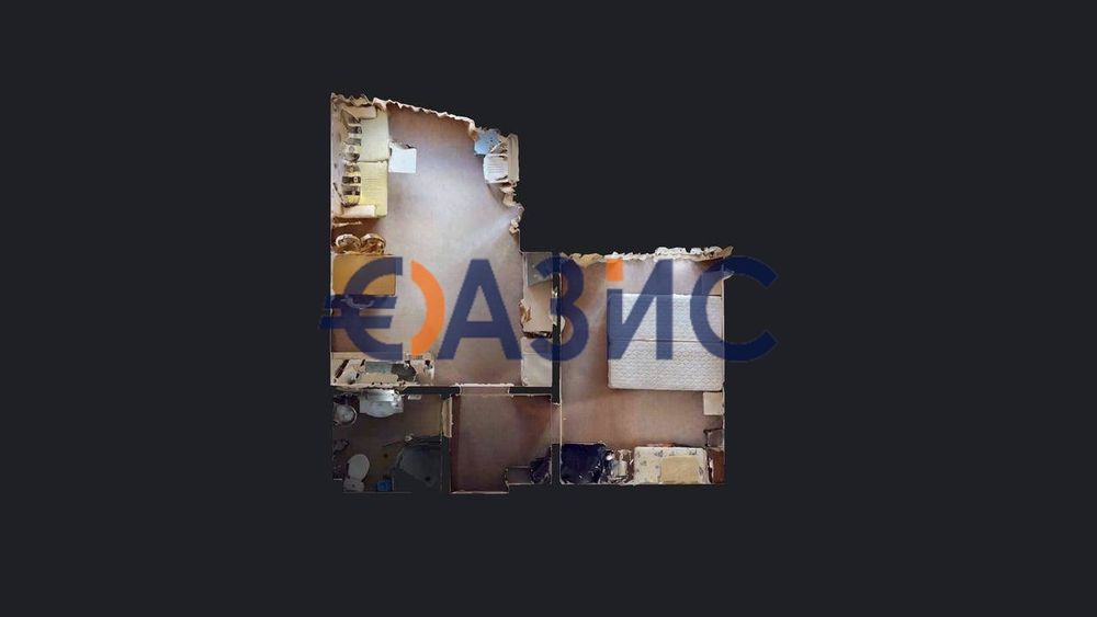 Продава се Двустаен апартамент в к.к. Слънчев бряг - 63 кв.м за 559 €/кв.м - Снимка #1