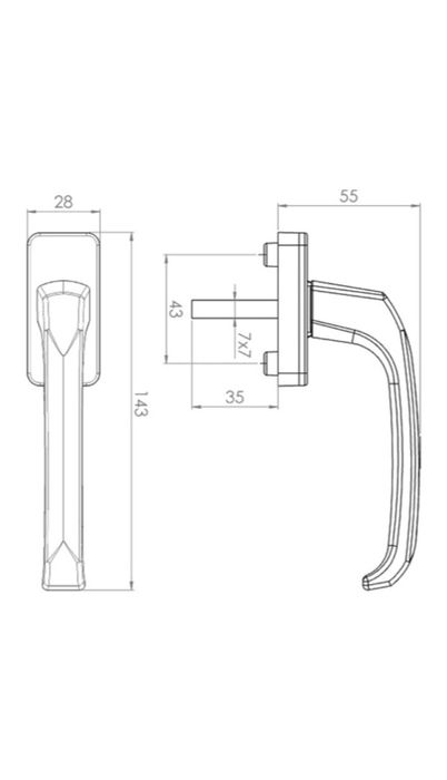 Петли для москитной сетки. Ручки