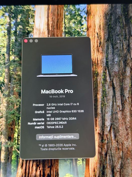 Macbook Pro 16” Touchbar Impecabil
