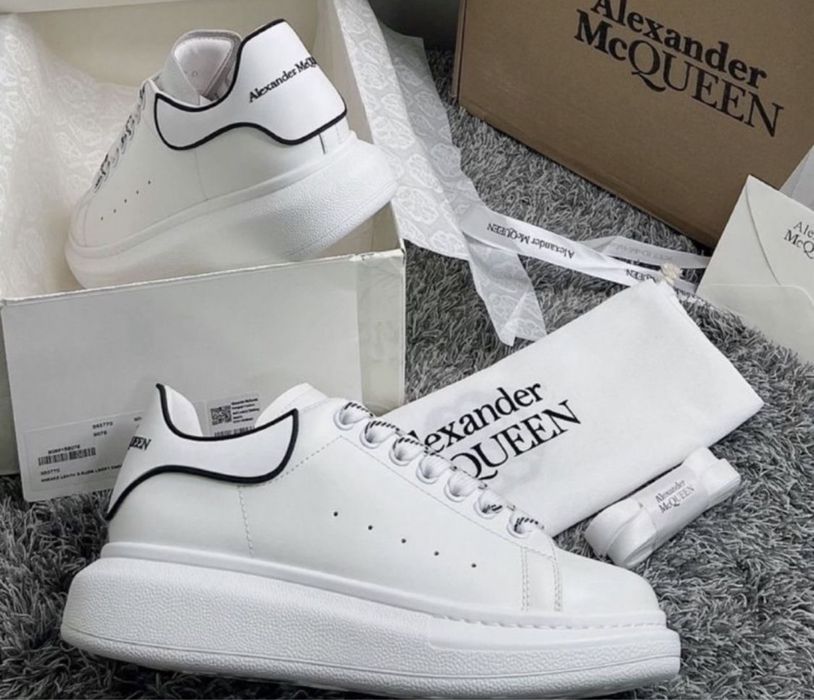 Adidasi Alexander mcqueen albi si negri