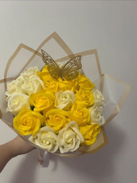 Buchet trandafiri săpun