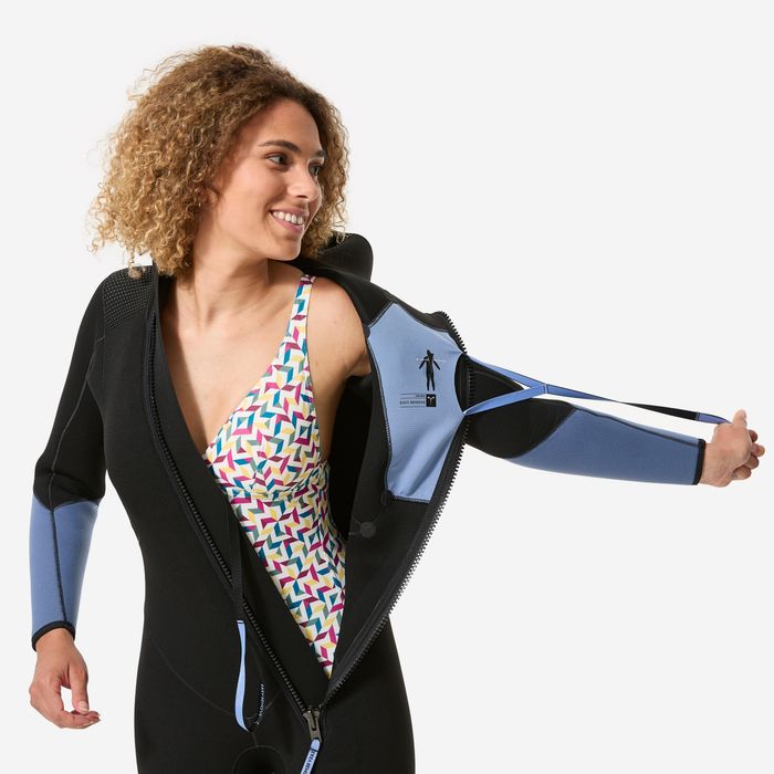 Combinezon cu glugă scufundări Scd 500 - produs resigilat Decathlon