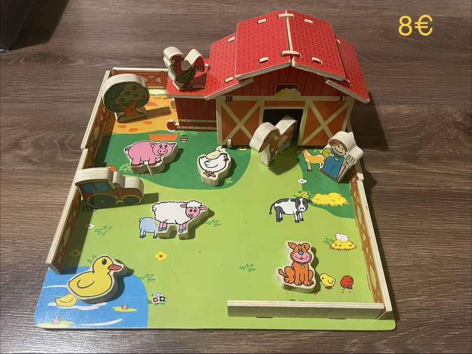 Детски играчки за пластилин, колички, ферма, пъзели