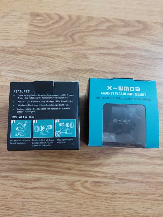 Suport Prindere magnetica lanterna Olight XWM-02