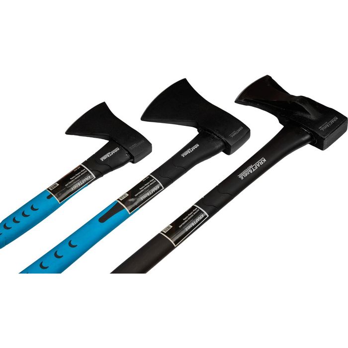 Set de topoare din otel carbon si fibra de sticla, 600 g, 1000 g, 2200