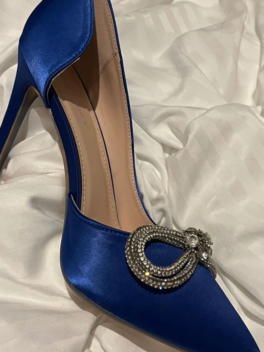 Pantofi Stiletto Albastru Regal